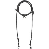 Rukka® Verstellbare Seil-Leine, schwarz - 300 cm lang, Ø 11 mm (Größe L) von Rukka Pets