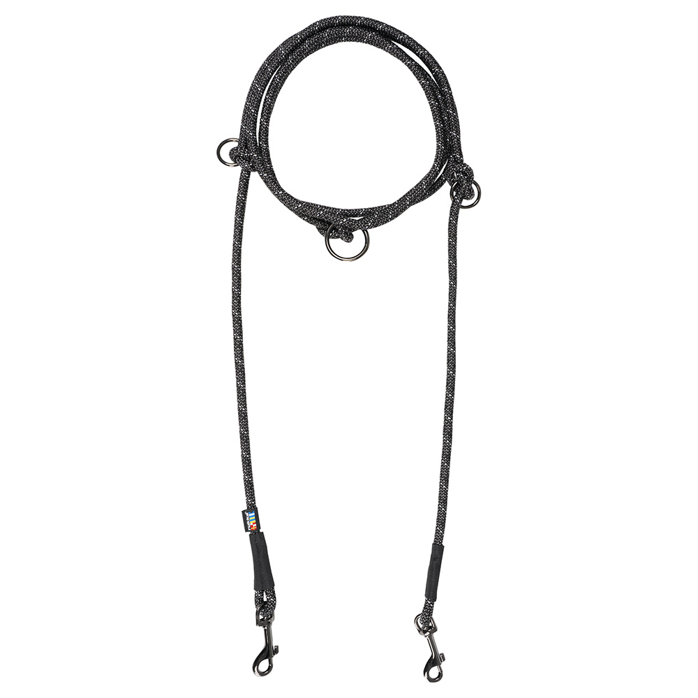 Rukka® Verstellbare Seil-Leine, schwarz - Größe L: 300 cm lang, Ø 11 mm von Rukka Pets