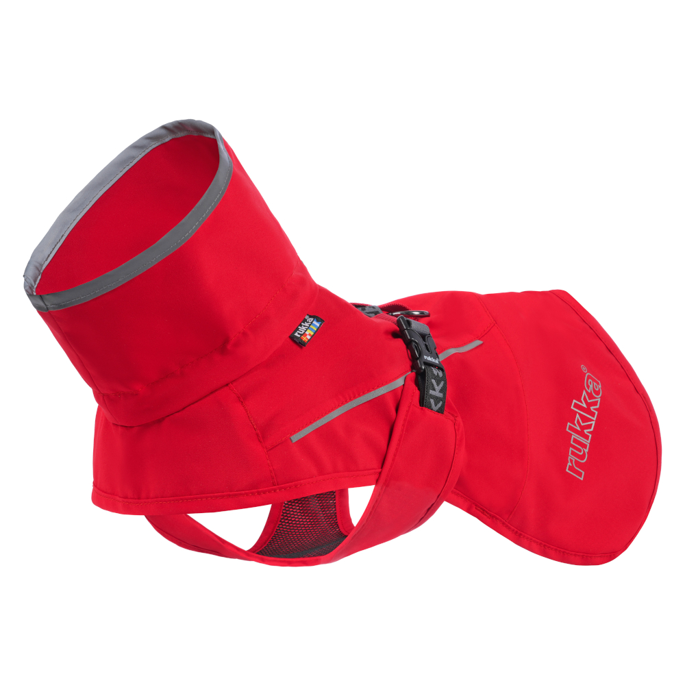Rukka Thrill Mini Regenjacke, rot - ca. 24 cm Rückenlänge von Rukka Pets