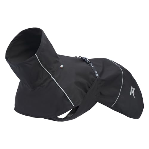 Rukka Pets HAYTON ECO Regenmantel für Hunde Schwarz 55 von Rukka
