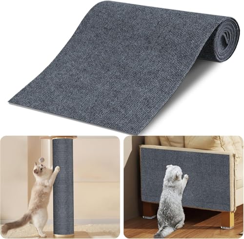 200cmx40cm Self-Adhesive Cat,Selbstklebend Kratzmatte Katze,DIY Kratzbrett Katze,Kratzmatte für Katzen Katzenkratzmatte,Kratzschutz Sofa Katze, Kratzteppich Selbstklebend für Katzenturm (Dunkelgrau) 200cmx40cm Self-Adhesive Cat,Selbstklebend Kratzmatte Katze,DIY Kratzbrett Katze,Kratzmatte für Katzen Katzenkratzmatte,Kratzschutz Sofa Katze, Kratzteppich Selbstklebend für Katzenturm (Dunkelgrau) von Rukuapid