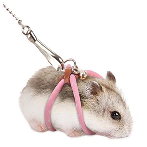 Ruluti 1 Stück Hamster Leine Einstellbare Haustierrat Maus Hamster Harness Seil Pet Hamster Leinen Blei Kragen Für Ratte Maus Haustier Outdoor Supplies von Ruluti