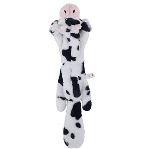 Ruluti Squeaky Plush Cow, Whistling Animals Chew Toys for Pet Dogs Playing Chasing Chewing von Ruluti