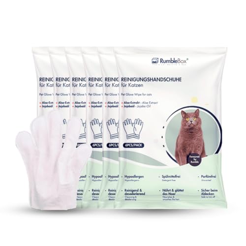Feuchttücher für Katzen & Hunde, XXL Sparbox 36 Stück, Sanfte Fellpflege & Massage, Handschuhtücher für präzise Reinigung, Ideal für Outdoor-Katzen, Praktische Pflegetücher für sanfte Reinigung Feuchttücher für Katzen & Hunde, XXL Sparbox 36 Stück, Sanfte Fellpflege & Massage, Handschuhtücher für präzise Reinigung, Ideal für Outdoor-Katzen, Praktische Pflegetücher für sanfte Reinigung von RumbleBox