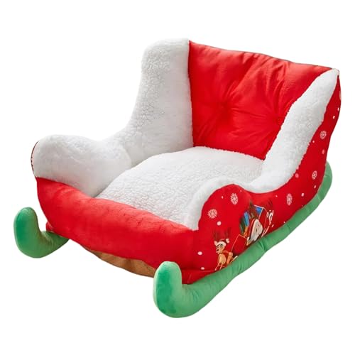 Runkoyea Bett Für Katzen - Weihnachtliches Kuscheliges Weihnachtsfest Plüsch Haustierbett - Isoliertes Beruhigendes Plüsch Schlafplatz Für Winterkätzchen Gemütliche Katzenentspannung Festlicher Runkoyea Bett Für Katzen - Weihnachtliches Kuscheliges Weihnachtsfest Plüsch Haustierbett - Isoliertes Beruhigendes Plüsch Schlafplatz Für Winterkätzchen Gemütliche Katzenentspannung Festlicher von Runkoyea