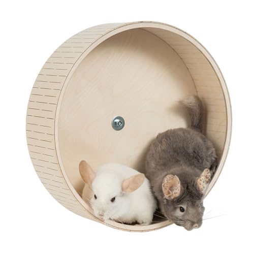 Chinchilla-Laufrad 40cm Groß, Extra Leiser Lauf von AMIDA Craft