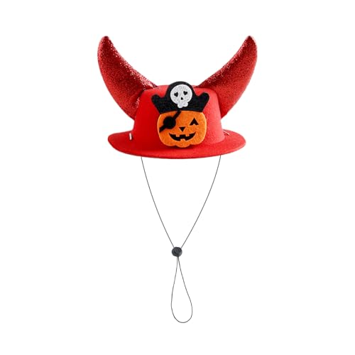 Haustierhut | Horn-Design, Halloween-Haustierhut, verstellbare Kopfbedeckung für Familientreffen, Festivals, Feiern, Bühnenshow, Theater, Aufführungen, Cosplay, Party, Maskerade Haustierhut | Horn-Design, Halloween-Haustierhut, verstellbare Kopfbedeckung für Familientreffen, Festivals, Feiern, Bühnenshow, Theater, Aufführungen, Cosplay, Party, Maskerade von Rurunklee