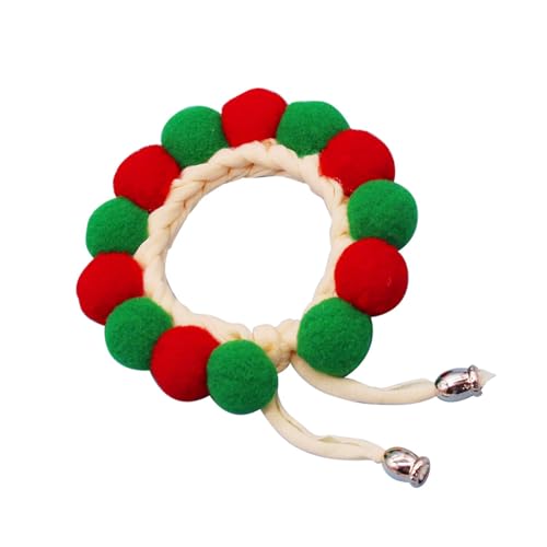 Katzen-Plüsch-Halskette, verstellbar, handgewebt, Kätzchen-Halsband, buntes Katzenhalsband, niedliches Katzenzubehör, Haustierkostüm, Pom-Pom, Hundehalsband für Festival, Geburtstagsparty Katzen-Plüsch-Halskette, verstellbar, handgewebt, Kätzchen-Halsband, buntes Katzenhalsband, niedliches Katzenzubehör, Haustierkostüm, Pom-Pom, Hundehalsband für Festival, Geburtstagsparty von Rurunklee