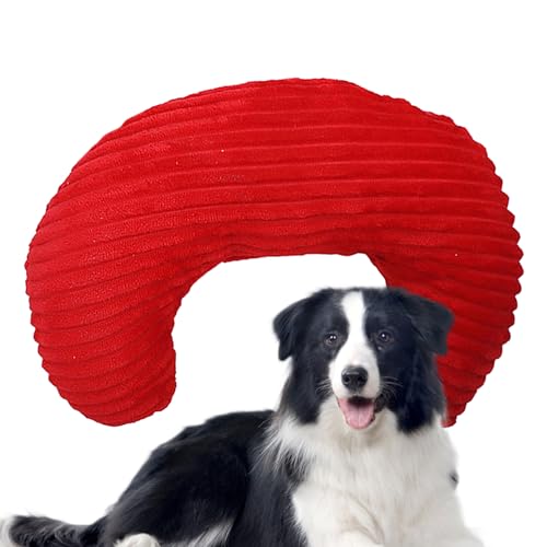 Rurunklee Beruhigungskissen für Hunde, U-förmig, weiches Katzenbett, halber Donut-Kuscheltier für die obere Wirbelsäule und beruhigende Unterstützung, Haustierzubehör für kleine Hunde und Hauskatzen Rurunklee Beruhigungskissen für Hunde, U-förmig, weiches Katzenbett, halber Donut-Kuscheltier für die obere Wirbelsäule und beruhigende Unterstützung, Haustierzubehör für kleine Hunde und Hauskatzen von Rurunklee