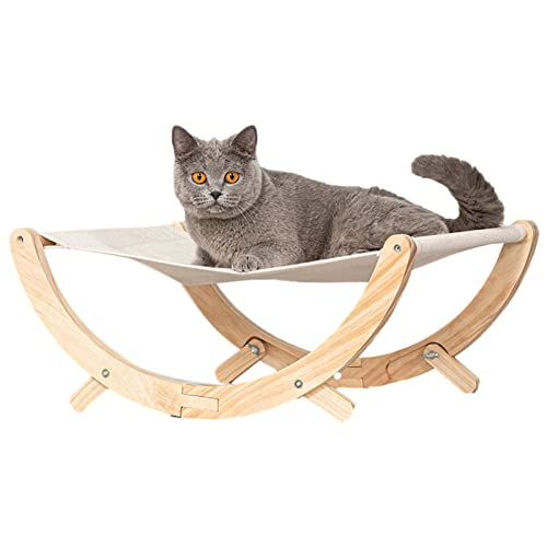 Rurunklee Bett für kleine Haustiere, Katzenbett aus, erhöhtes Bett für Haustiere, Schaukelbett für Katzen, erhöhte Möbel für Haustiere, Hängematte Rurunklee Bett für kleine Haustiere, Katzenbett aus, erhöhtes Bett für Haustiere, Schaukelbett für Katzen, erhöhte Möbel für Haustiere, Hängematte von Rurunklee