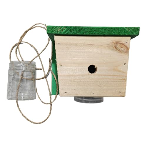 Rurunklee Bienenfalle aus, natürliche Hütte, Bienenfallen aus, für Zimmermannsbienen im Freien, Honigbienen-Schwarmfalle, von Traufen, Deckgeländern oder unter Ästen von Rurunklee