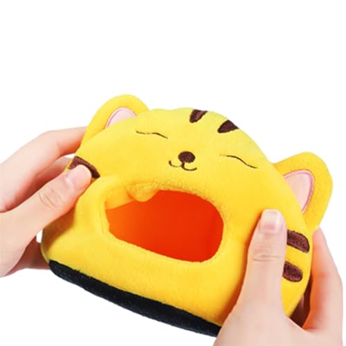 Rurunklee Guinea-Hausbett – Tigerform, hübsch, gemütlich, waschbar, Hamsterhöhlenbett für Igel, Meerschweinchen Rurunklee Guinea-Hausbett – Tigerform, hübsch, gemütlich, waschbar, Hamsterhöhlenbett für Igel, Meerschweinchen von Rurunklee