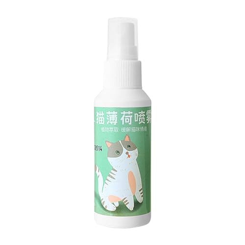 Rurunklee Katzenminze Spray für Katzen, Katzenkratzspray Nebel, Transparentes Verhaltensspray für Katzen und Kätzchen, 50 ml(1.69 Oz) von Rurunklee