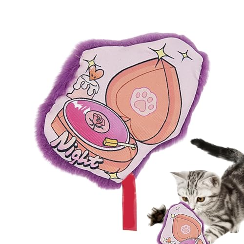 Rurunklee Katzenspielzeug für Katzen, Katzenspielzeug für drinnen – interaktives Katzenspielzeug für Katzen, sicheres Katzenspielzeug – Katzenspielzeug mit niedlichem Cartoon-Design Rurunklee Katzenspielzeug für Katzen, Katzenspielzeug für drinnen – interaktives Katzenspielzeug für Katzen, sicheres Katzenspielzeug – Katzenspielzeug mit niedlichem Cartoon-Design von Rurunklee