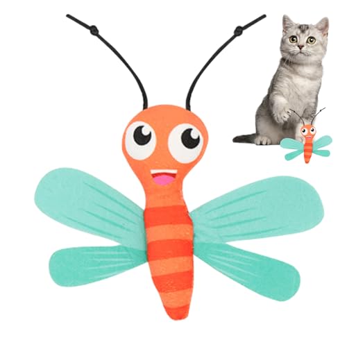 Rurunklee Katzenspielzeug mit Katzenminze, gefülltes Kätzchenspielzeug – Anti-Biss stabil, schöne Katzenminze, bequemes Plüsch-Katzenspielzeug für Haustiergeschenke von Rurunklee
