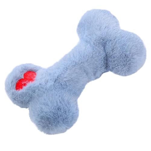 Rurunklee Plüsch-Kauspielzeug für Welpen, Vokalknochenform, tragbar, weich, Knochenform, Plüsch-Kauspielzeug für Welpen, kleine Hunde Rurunklee Plüsch-Kauspielzeug für Welpen, Vokalknochenform, tragbar, weich, Knochenform, Plüsch-Kauspielzeug für Welpen, kleine Hunde von Rurunklee