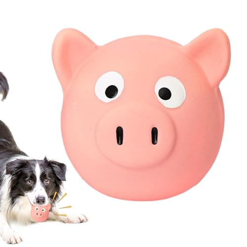 Rurunklee Quietschendes Kauspielzeug für Hunde, Latexspielzeug für Haustiere | Grunzendes Schweinchen, Hundespielzeug, Quietscher, Welpenkauen | Kleines Schnuller-Hundespielzeug, Schweinemodell, Rurunklee Quietschendes Kauspielzeug für Hunde, Latexspielzeug für Haustiere | Grunzendes Schweinchen, Hundespielzeug, Quietscher, Welpenkauen | Kleines Schnuller-Hundespielzeug, Schweinemodell, von Rurunklee