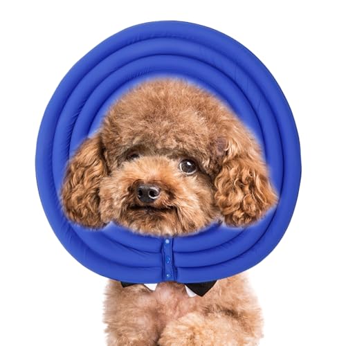 Rurunklee Regenerationskegel für Hunde, Donut-Halsband für Hunde | Bequemes Halsband für Haustiere – verstellbare Passform, Regenerationsring für Hunde, wasserfest Rurunklee Regenerationskegel für Hunde, Donut-Halsband für Hunde | Bequemes Halsband für Haustiere – verstellbare Passform, Regenerationsring für Hunde, wasserfest von Rurunklee
