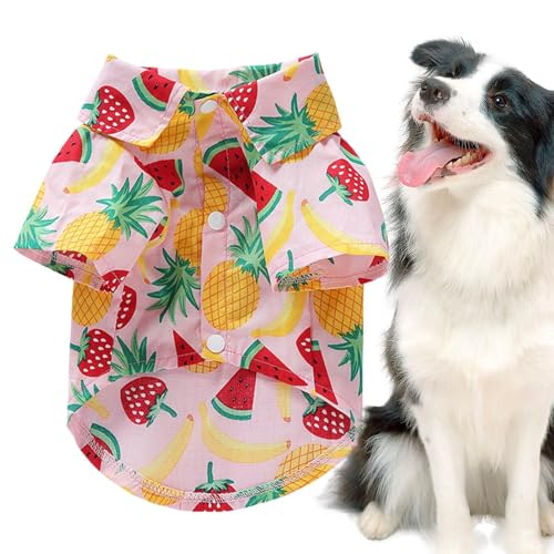 Rurunklee Sommer-Hundekleidung, atmungsaktives Welpenoutfit – Hunde-Shirt, Haustier-T-Shirt, Haustierbekleidung, Obstdruck, Welpenkleidung für den Sommer Rurunklee Sommer-Hundekleidung, atmungsaktives Welpenoutfit – Hunde-Shirt, Haustier-T-Shirt, Haustierbekleidung, Obstdruck, Welpenkleidung für den Sommer von Rurunklee