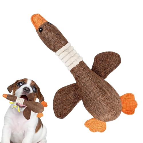 Rurunklee Spielzeug für Gänsehunde, Plüschspielzeug für Hunde und Katzen – interaktives Spielzeug, Kauspielzeug, Hundebegleiter für mittelgroße und kleine Welpen, Rurunklee Spielzeug für Gänsehunde, Plüschspielzeug für Hunde und Katzen – interaktives Spielzeug, Kauspielzeug, Hundebegleiter für mittelgroße und kleine Welpen, von Rurunklee