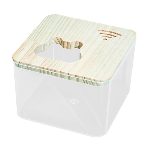 Sandbad-Behälter für Hamster, Hamsterbox, Rennmaus-Badewanne, Hamsterbehälter, Staubbadbox, Grabraum, Dusche von Rurunklee