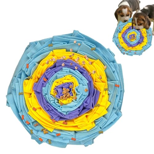 Schnüffelmatte – Interaktiver bunter Schnüffel-Futterspender für Hunde, Leckerli-Spender, Leckerli-Spender, auslaufendes Zahnreinigungsspielzeug für Übungen, Jagd Schnüffelmatte – Interaktiver bunter Schnüffel-Futterspender für Hunde, Leckerli-Spender, Leckerli-Spender, auslaufendes Zahnreinigungsspielzeug für Übungen, Jagd von Rurunklee