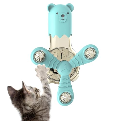 Slow Food Feeder Spielzeug | baumelndes Hundezahnreinigungsspielzeug - Lustiges interaktives Haustierspiel, Leckerli-Spender für Indoor-Katzen von Rurunklee