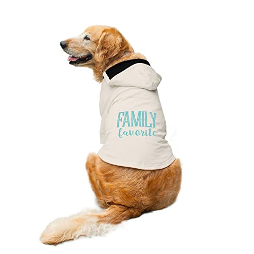 Ruse - Familienlieblings-Bedruckte volle Ärmel Hund Herbst Winter Hoodie Jacke/Bekleidung/Kleidung/Jacken Geschenk für Hunde. Weiß/XXS (Chihuahuas, Papillons) von Ruse