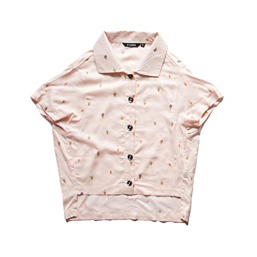 Ruse Haustier-Eiscreme-bedrucktes Hemd | SoftTech-Stoff halbe Ärmel/Bekleidung/Kleidung Shirt Geschenk für kleine/große Hunde (XL) von Ruse