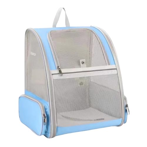 Rutaqian Katzentrager-Rucksack – Oxford-Tuch, angstreduzierendes Design, 7,5 kg Traglast, atmungsaktives Netzgewebe für Indoor/Outdoor-Reisen, Blau von Rutaqian