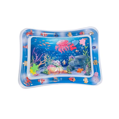 Rutaqian Wassersensor-Matte – Verdickte Wassersensor-Spielmatte für Haustiere, Wasserbett, Haustier-Kühlmatte für Hunde und Katzen, vielseitige PVC-Wassermatte, Baby sensorisch in mehreren Größen D von Rutaqian