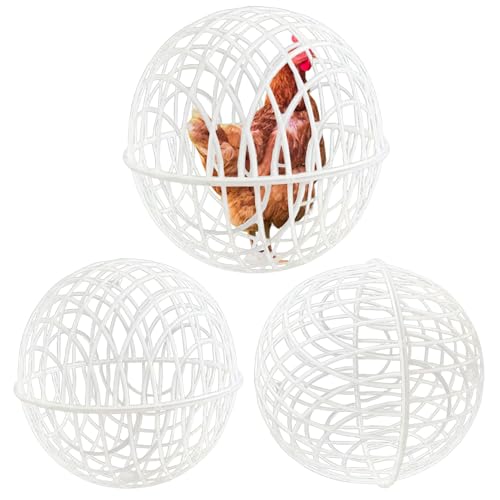 3 Stück kugelförmiger beweglicher Hühnerkäfig rollender runder Hühnerkäfig für Tauben Enten sicheres Laufnetz Sicherheitsballkäfig für Haustiersicherheit im Freien Bauernhof 3 Stück kugelförmiger beweglicher Hühnerkäfig rollender runder Hühnerkäfig für Tauben Enten sicheres Laufnetz Sicherheitsballkäfig für Haustiersicherheit im Freien Bauernhof von Ruwshuuk