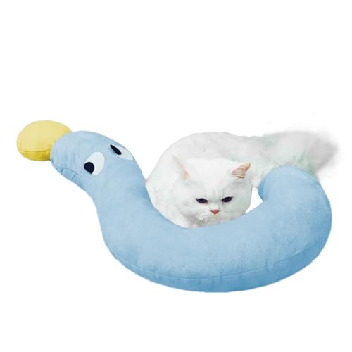 Ruwshuuk Beruhigendes Katzenkissen, Plüschkissen, für drinnen und draußen, bequemes Kissen, kuschelig, für Haustiere, für Spielzimmer, Bett, Balkon, Auto Ruwshuuk Beruhigendes Katzenkissen, Plüschkissen, für drinnen und draußen, bequemes Kissen, kuschelig, für Haustiere, für Spielzimmer, Bett, Balkon, Auto von Ruwshuuk