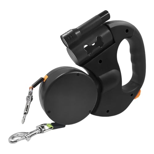 Ruwshuuk Einziehbare Hundeleinen, Doppelleine Für Zwei Hunde, Zugstopp Hundezubehör Für Mittelkleine Rassen Training Outdoor Aktivitäten Ruwshuuk Einziehbare Hundeleinen, Doppelleine Für Zwei Hunde, Zugstopp Hundezubehör Für Mittelkleine Rassen Training Outdoor Aktivitäten von Ruwshuuk