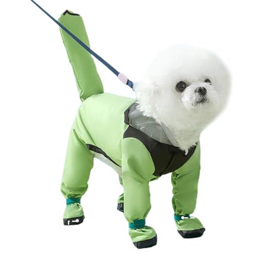 Ruwshuuk Hunderegenjacke – Wasserdichter TPU-Hunde-Regenmantel bequem – voller Schutz, stilvolle Haustierbedarf, Regenjacke mit transparenter Krempe für Hunde, Welpen Ruwshuuk Hunderegenjacke – Wasserdichter TPU-Hunde-Regenmantel bequem – voller Schutz, stilvolle Haustierbedarf, Regenjacke mit transparenter Krempe für Hunde, Welpen von Ruwshuuk