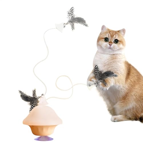 Ruwshuuk Interaktives Katzenspielzeug für Indoor-Katzen – Interaktives Türfeder-Teaser-Spielzeug | Saugnapf, Katzenspielzeug, austauschbares Kätzchen-Spielspielzeug für Katzen, Haustierbedarf Ruwshuuk Interaktives Katzenspielzeug für Indoor-Katzen – Interaktives Türfeder-Teaser-Spielzeug | Saugnapf, Katzenspielzeug, austauschbares Kätzchen-Spielspielzeug für Katzen, Haustierbedarf von Ruwshuuk