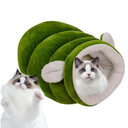 Ruwshuuk Katzen-Winterschlafsack,Katzenschlafsack,Winter Katzenbett Schlafsack Kätzchenbett - Halbgeschlossenes Katzenschlafbett, warmes Katzenbett, Hundeschlafsack, Katzensack, Katzenhöhlenbett für Ruwshuuk Katzen-Winterschlafsack,Katzenschlafsack,Winter Katzenbett Schlafsack Kätzchenbett - Halbgeschlossenes Katzenschlafbett, warmes Katzenbett, Hundeschlafsack, Katzensack, Katzenhöhlenbett für von Ruwshuuk