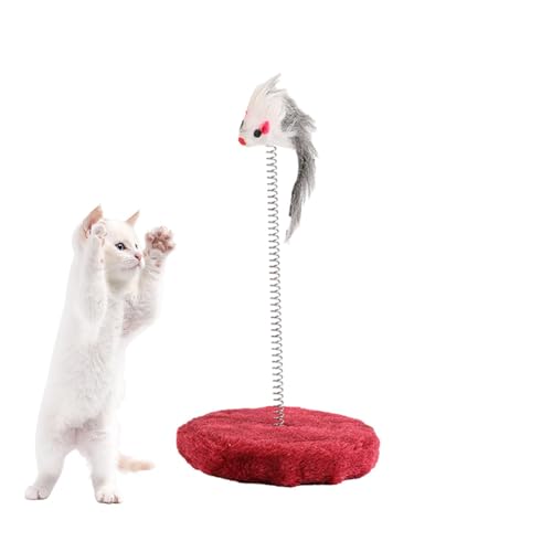 Ruwshuuk Katzenkratzbaum, Brett-Kratzbaum mit Feder, Katzenbaumturm, Verbesserung der Gesundheit und des guten Verhaltens von Kätzchen, Möbel Kratzschutz Zubehör Ruwshuuk Katzenkratzbaum, Brett-Kratzbaum mit Feder, Katzenbaumturm, Verbesserung der Gesundheit und des guten Verhaltens von Kätzchen, Möbel Kratzschutz Zubehör von Ruwshuuk