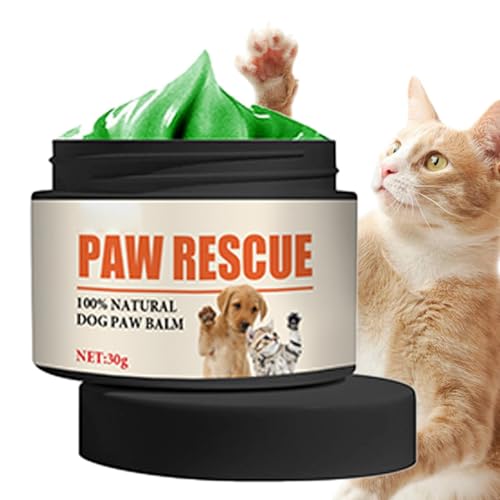 Ruwshuuk Katzenpfotenbalsam – feuchtigkeitsspendender Welpen-Pfotenbalsam, 30 g Haustier-Fußcreme, pflegender trockener Pfotenbalsam, Feuchtigkeitscreme für Hunde und Katzen Ruwshuuk Katzenpfotenbalsam – feuchtigkeitsspendender Welpen-Pfotenbalsam, 30 g Haustier-Fußcreme, pflegender trockener Pfotenbalsam, Feuchtigkeitscreme für Hunde und Katzen von Ruwshuuk
