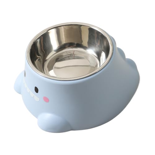 Ruwshuuk Katzentrinknapf - Hundenapf Für Hunde,Auslaufsicherer & Kippsicherer Haustiernapf Zum Füttern Und Trinken Für Mehrkatzenhaushalte, Seniorenkatzen, Welpen, Kätzchen Und Unterwegs von Ruwshuuk