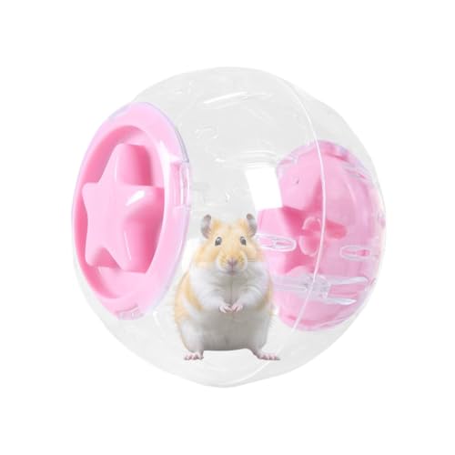 Ruwshuuk Klarer Hamsterball, Haustier Hamster Ball | Clear Hamster Running Ball Training Toy | Innenaktivität kleine und mittlere Haustiere tägliche Fitness -Unterhaltung für Tierliebhaber von Ruwshuuk