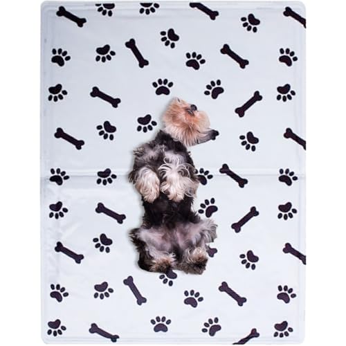Ruwshuuk Kühlmatte für Hunde – Kühlbett für Katzen und Hunde, leicht waschbar, Haustierbett, Schlafkissen, kühles Eiskissen für Hundehütten Ruwshuuk Kühlmatte für Hunde – Kühlbett für Katzen und Hunde, leicht waschbar, Haustierbett, Schlafkissen, kühles Eiskissen für Hundehütten von Ruwshuuk