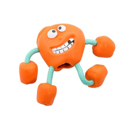 Ruwshuuk Quietschendes Hundespielzeug aus Gummi, Gummispielzeug für Hunde | Bissfestes, quietschendes Hundespielzeug | Lustiges Super-Chewer-Hundespielzeug für Aggressive Kauer, interaktives Ruwshuuk Quietschendes Hundespielzeug aus Gummi, Gummispielzeug für Hunde | Bissfestes, quietschendes Hundespielzeug | Lustiges Super-Chewer-Hundespielzeug für Aggressive Kauer, interaktives von Ruwshuuk