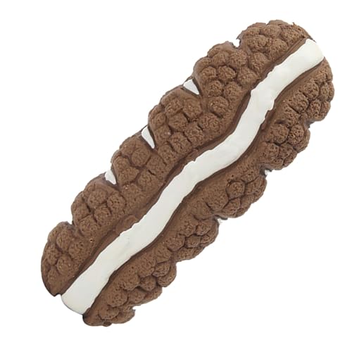 Ruwshuuk Quietschspielzeug für Hunde, Quietschspielzeug für Hunde - Cremebrot-Kauspielzeug für Hunde - Stoffloses, quietschendes Hundespielzeug für kleine, mittlere und große Haustiere, Ruwshuuk Quietschspielzeug für Hunde, Quietschspielzeug für Hunde - Cremebrot-Kauspielzeug für Hunde - Stoffloses, quietschendes Hundespielzeug für kleine, mittlere und große Haustiere, von Ruwshuuk