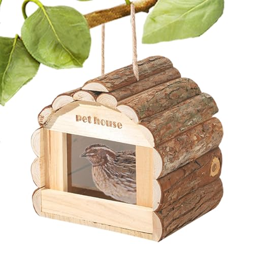 Ruwshuuk Vogelnistkasten - Hängt Vogelnisthaus - Vogelnest Vogelhaus Vogelnest Vogelbrutkasten für Garten, Hof, Balkon Ruwshuuk Vogelnistkasten - Hängt Vogelnisthaus - Vogelnest Vogelhaus Vogelnest Vogelbrutkasten für Garten, Hof, Balkon von Ruwshuuk