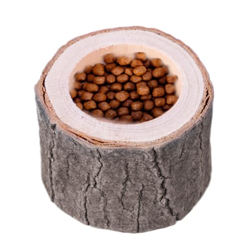 Ruwshuuk Wasserschale für Reptilien, natürliches Holz-Design, Aquarium-Ornament, Haustierzubehör für Gecko-Schlange von Ruwshuuk