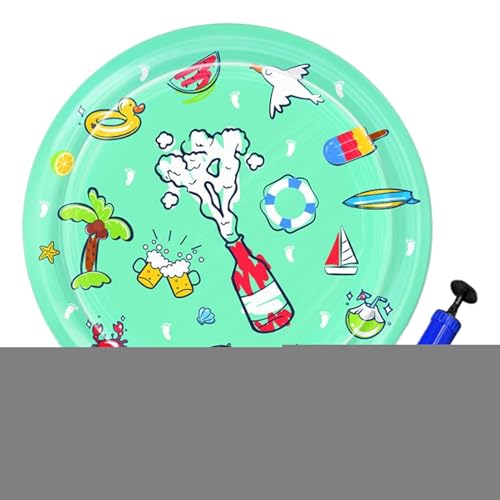 Ruwshuuk Wasserspielmatte Für Katzen - Interaktive Kühlfunktion Für Haustiere | rutschfeste Wasser Spielmatte Für Hunde Und Katzen Indoor Outdoor Spielplatz Ruwshuuk Wasserspielmatte Für Katzen - Interaktive Kühlfunktion Für Haustiere | rutschfeste Wasser Spielmatte Für Hunde Und Katzen Indoor Outdoor Spielplatz von Ruwshuuk
