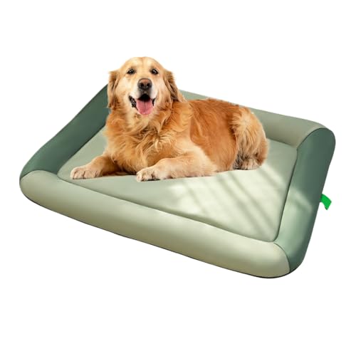 Ruwshuuk Wasserundurchlässiges Hundebett,Hundematte Für Welpen & Schlafunterlage - Hoch Elastische Katzenliege & Atmungsaktives Hundekissen Für Transportbox Und Auto Ruwshuuk Wasserundurchlässiges Hundebett,Hundematte Für Welpen & Schlafunterlage - Hoch Elastische Katzenliege & Atmungsaktives Hundekissen Für Transportbox Und Auto von Ruwshuuk