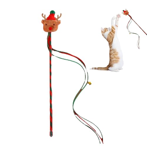 Ruwshuuk Weihnachts-Katzenspielzeug, kreatives Katzenspielzeug, interaktives Katzenspielzeug, Mehrzweck-Katzenspielzeug für Haustiere, Katzen, Kätzchen Ruwshuuk Weihnachts-Katzenspielzeug, kreatives Katzenspielzeug, interaktives Katzenspielzeug, Mehrzweck-Katzenspielzeug für Haustiere, Katzen, Kätzchen von Ruwshuuk