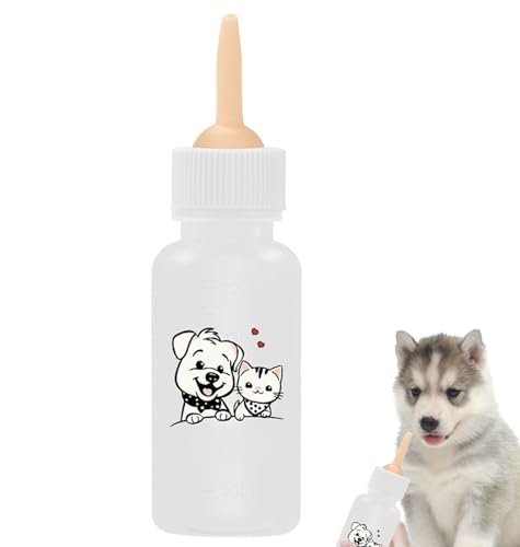Ruwshuuk Welpenpflegeflaschen, Kätzchen -Fütterungsflasche - Katzenflaschen für Kätzchen - Haustier -Fütterungsnippel, Welpenmilch -Feeder, kleine Welpenfuttermittel für Kätzchen kleine Tiere von Ruwshuuk